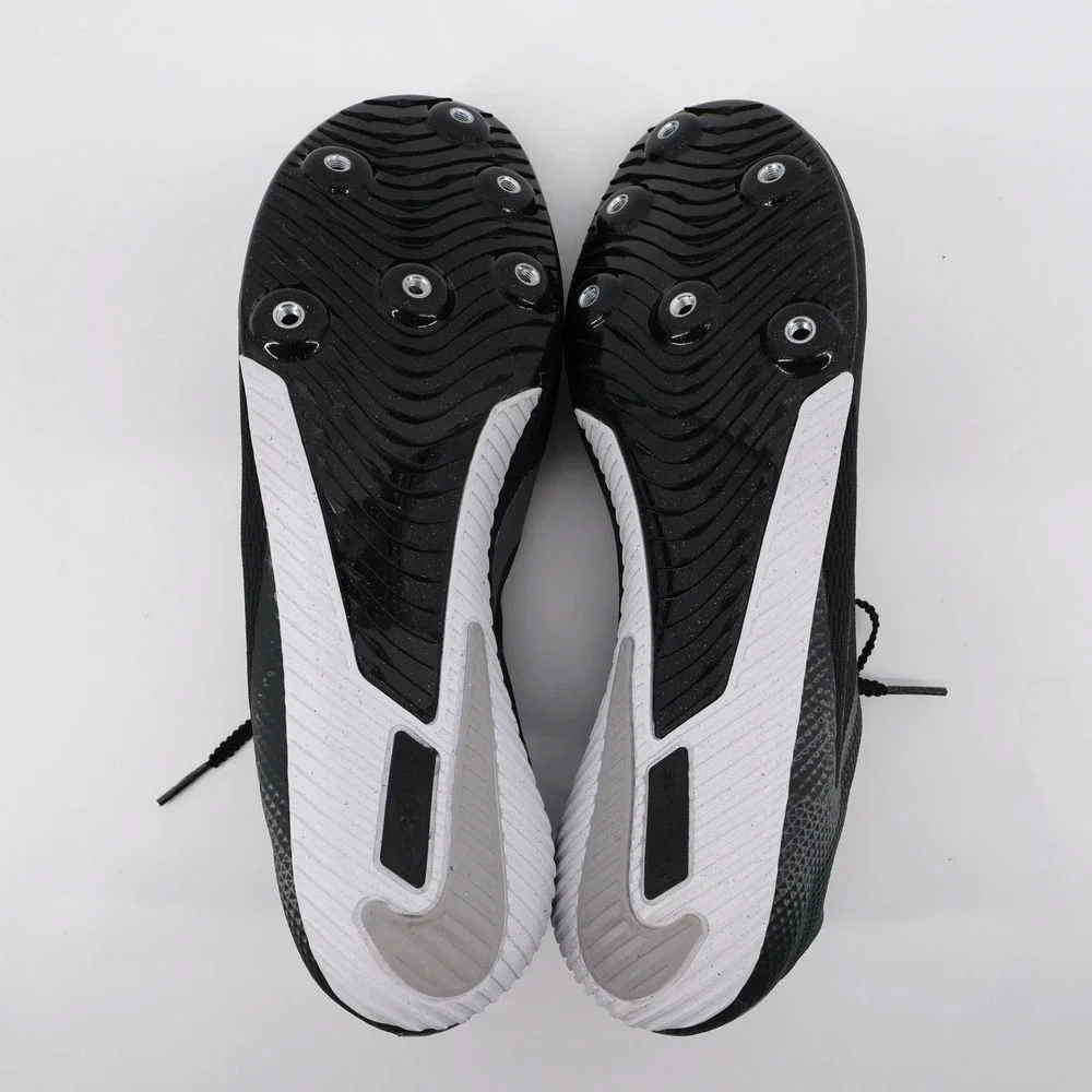 NEW Nike Zoom Rival S 9 Track Spikes Black Silver Low Top Mens Size 10 NO SPIKES